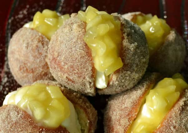 Doughnuts with Apple and Calvados Sauce
