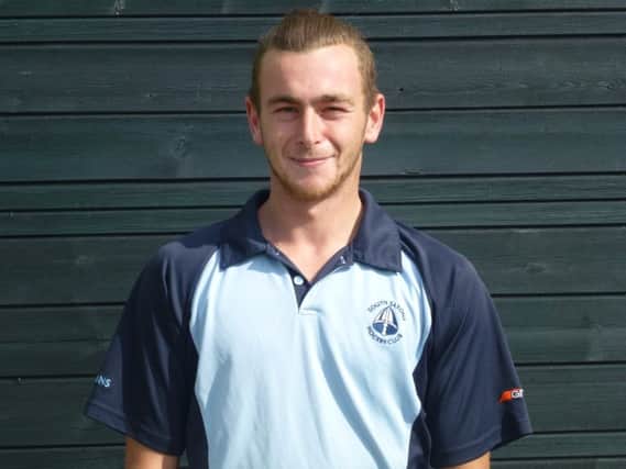 Alex Coombs scored all four goals in South Saxons' 4-2 victory away to Middleton on Saturday