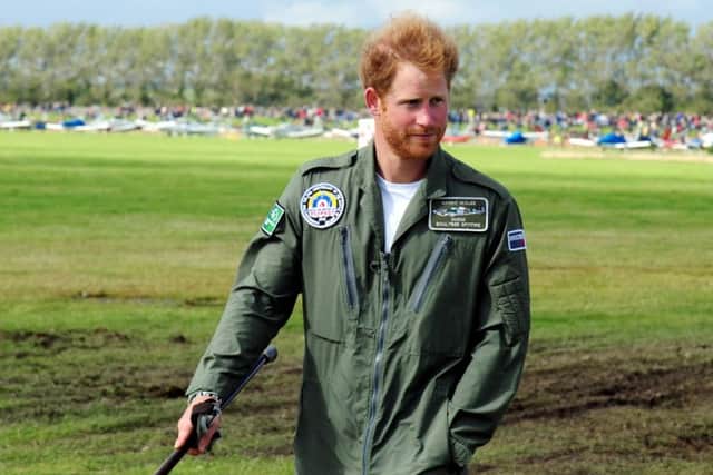 Prince Harry at Goodwood on September 15