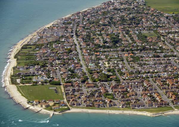 Selsey Bill viewed from the air