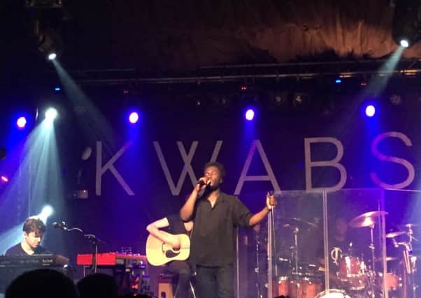 Kwabs played Concorde 2 as part of his tour in support of album Love + War