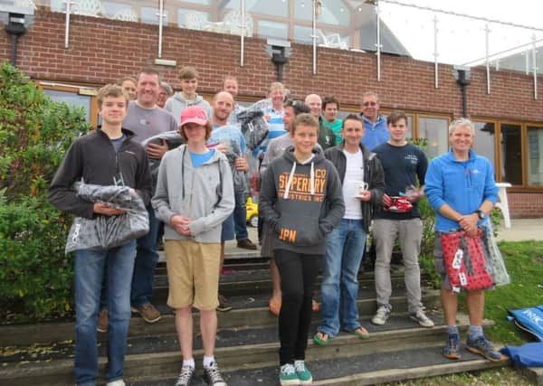 The Laser contingent at Chichester YC