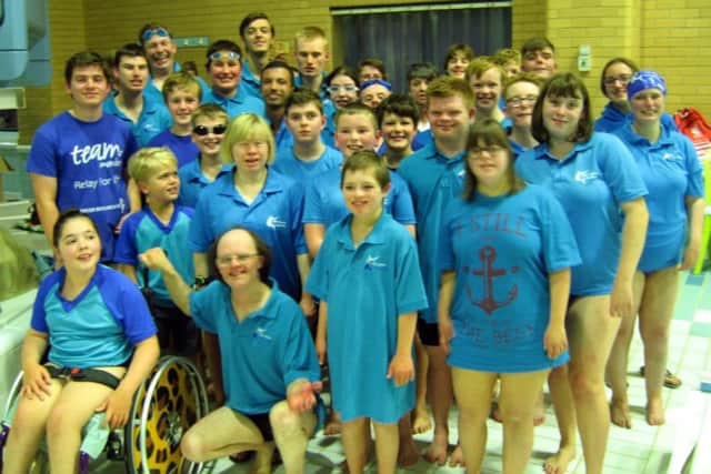 The Dolphins and Marlins at th Disability gala