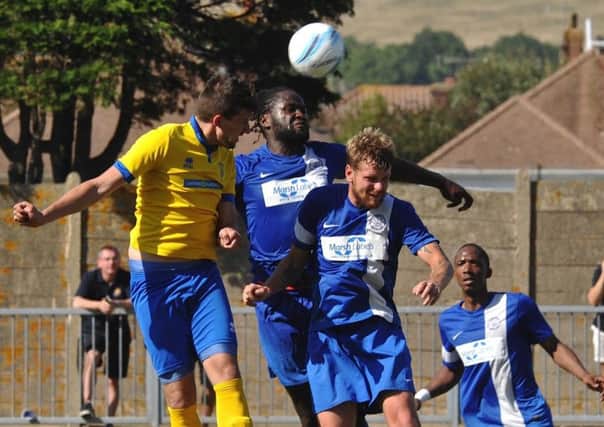 Ross Adams netted for Lancing on Tuesday