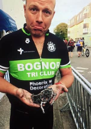 Alan McTernan was devastated when his bike chain broke Mw3GxrD677zVsLOTVo-8