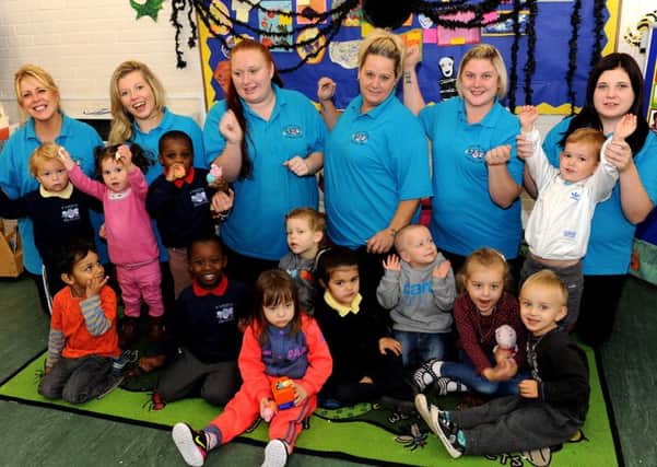 Tykes Pre-school, Broadfield, have been rated good by Ofsted. Pic Steve Robards SR1525200