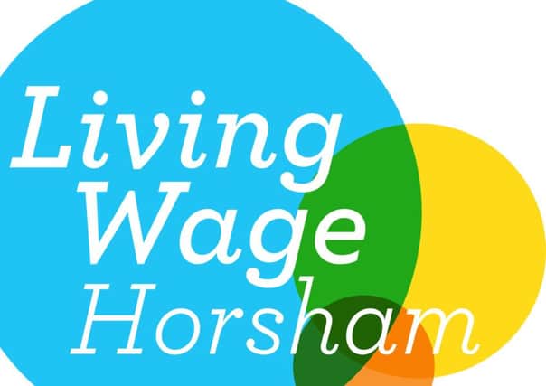 Living Wage Horsham logo (submitted). SUS-151026-101938001