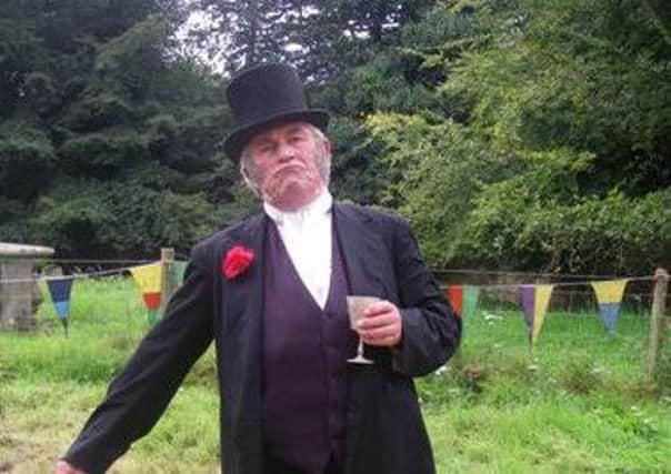 Geoff Hutchinson as Mad Jack Fuller, who will be giving a talk on local history at St Mary in the Castle