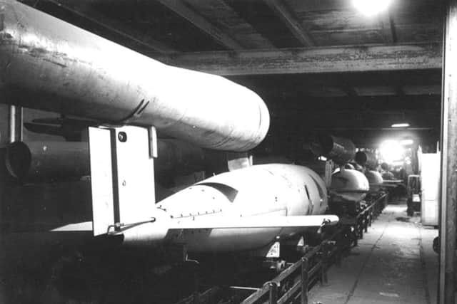 The flying bomb factory in the caves near Nordhausen