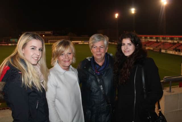 Proud mums of Joe Keehan and Andy Pearson at Lewes