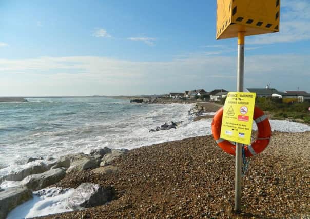 High tide at Pagham on Tuesday, October 27. PICTURE TAKEN BY MALCOLM CRAVEN