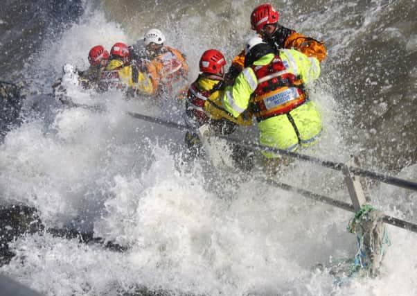 The Shoreham rescue team in action