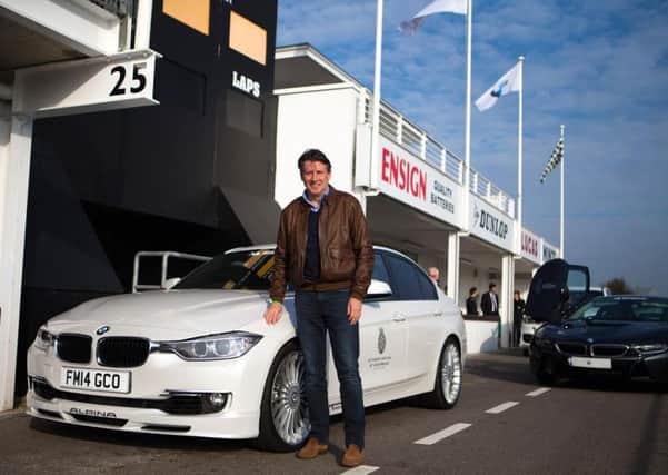 Lord Sebastian Coe tries out the Ultimate Driving Experience at Goodwood Motor Circuit