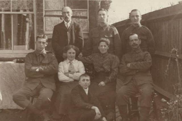 The Knight family at home in Brainsmead with their four PO Riflemen