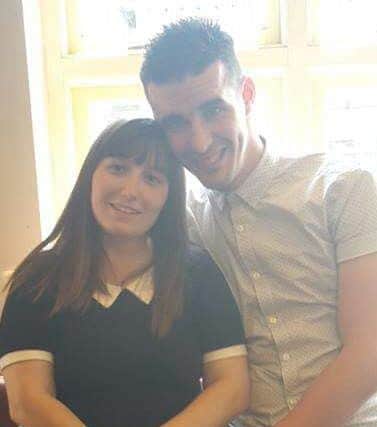 Tracy Upfold, 27, and Rob Leonard, 22, from Bognor. Their baby Alfie was stillborn at 23 weeks, and soon after they suffered a miscarriage at 13 weeks. SUS-150411-113006001