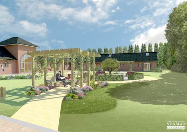 Artist impression of the Stable Visual - Inpatient Unit of St Wilfrid's Hospice plans to move to Bosham.