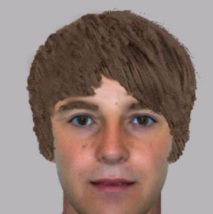 An e-fit of a suspect Sussex Police is seeking after a teenager was raped in Brighton
