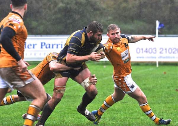 Liam Perkins on the run against Chinnor