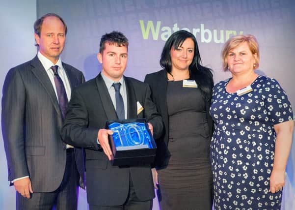The team at Waterbury in Arundel receive an Inspirational Team of the Year award
