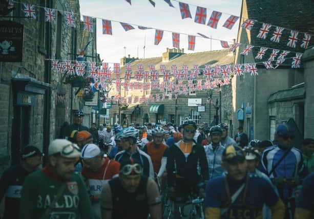 The Eroica Britannia charity vintage cycle ride - picture submitted