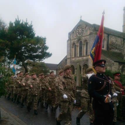 Remembrance Sunday Parade in Shoreham