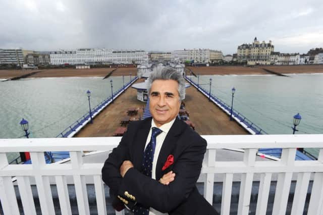 Abid Gulzar the owner of Eastbourne pier (Pic by Jon Rigby) SUS-150411-172704008