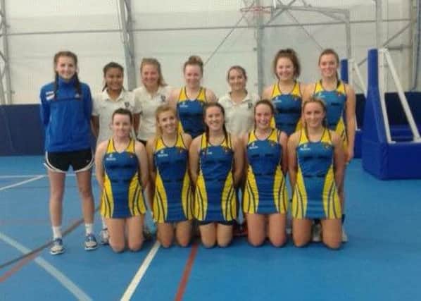 The University of Chichester's netball fifth team