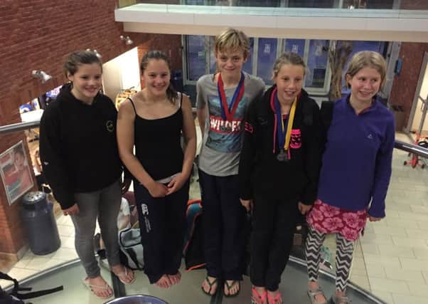 Bognor's swimming stars from the counties
