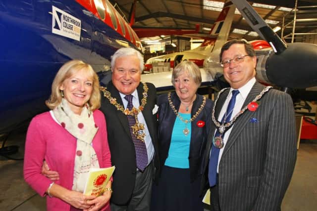 DM15225236a From left, Big Bang project manager Maxine Green, Worthing mayor and mayoress Michael Donin and Linda Williams, and Adur District Council chairman Carson Albury