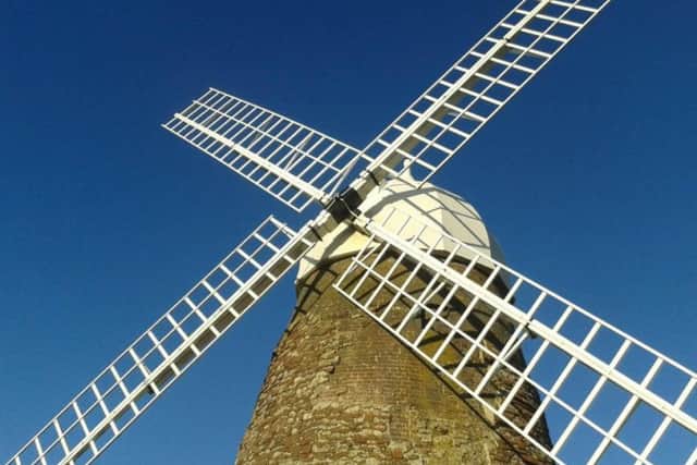The windmill is seen as a symbol of the South Downs