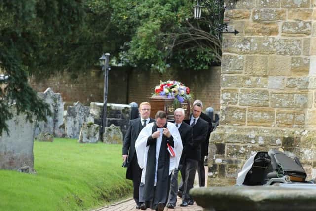 The funeral of Shoreham Airshow victim Graham Mallinson was held at St Mary's Church, Newick on November 12 at 2pm. SUS-151113-140455001