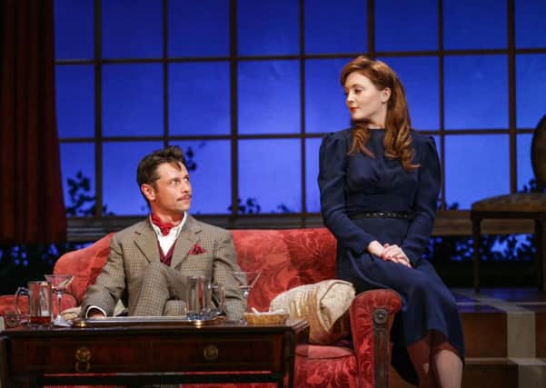 Leon Ockenden and Olivia Hallinan in Flare Path. Picture by Jack Ladenburg