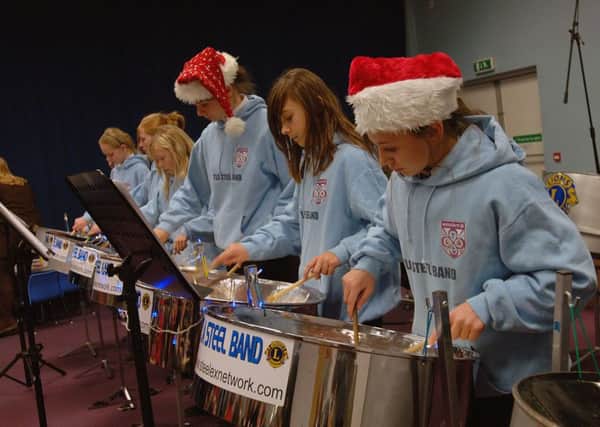 The Steel Band in Action at a previous Christmas event in the Wickbourne Centre