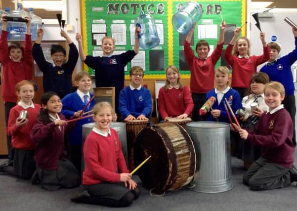 School pupils enjoy music workshop