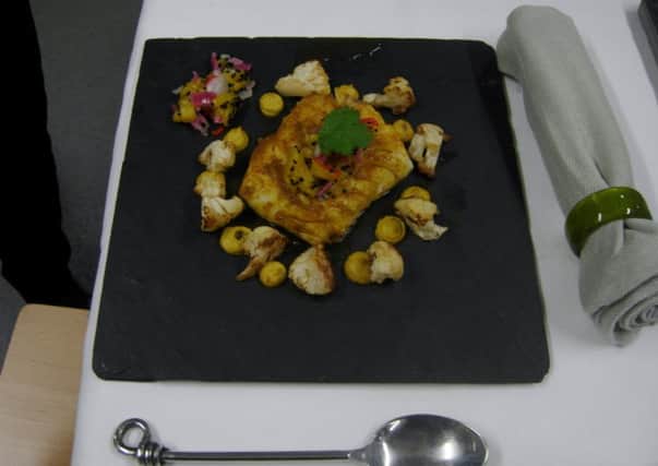 A dish served up at the Rotary Young Chef competition in Horsham