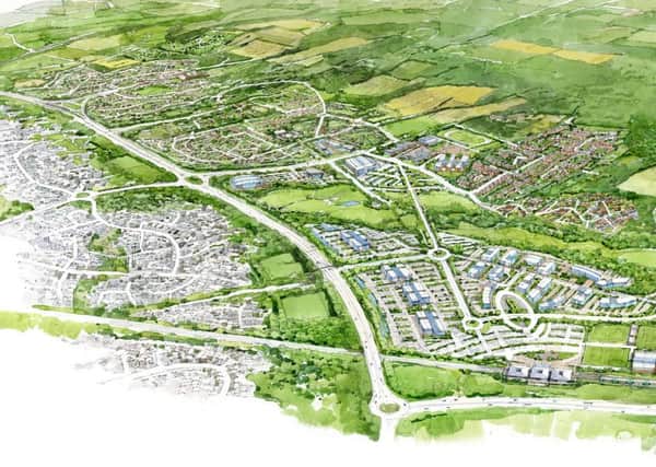 North of Horsham - 'Green living' vision for 2,500-home development You will find a more detailed key for the illustrative masterplan on the project website www.landnorthofhorsham.co.uk SUS-150429-172945001