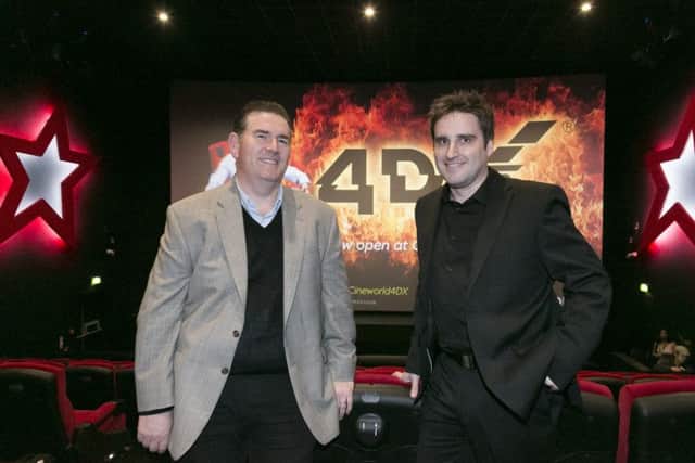 Matt Eyre (Cineworld Senior Vice President of Operations) and Matthew Blinch (General Manager of Cineworld Crawley)