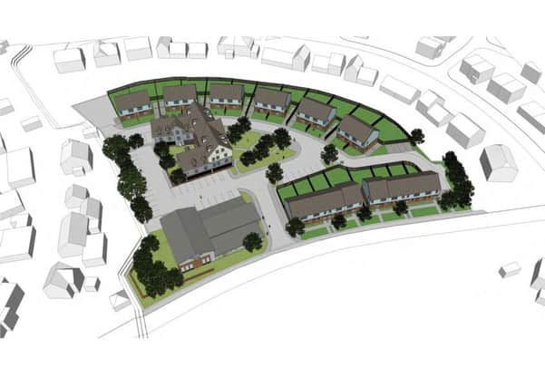 An artist's impression of the proposed Tilling Green development