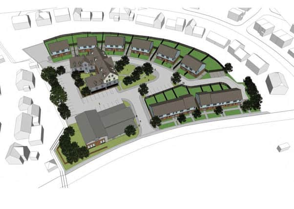 An artist's impression of the proposed Tilling Green development