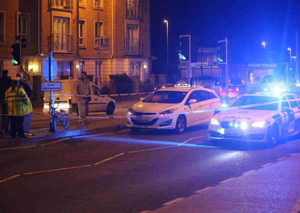 Accident in Chapel Road, Worthing, involving taxi and a teenager on a bike