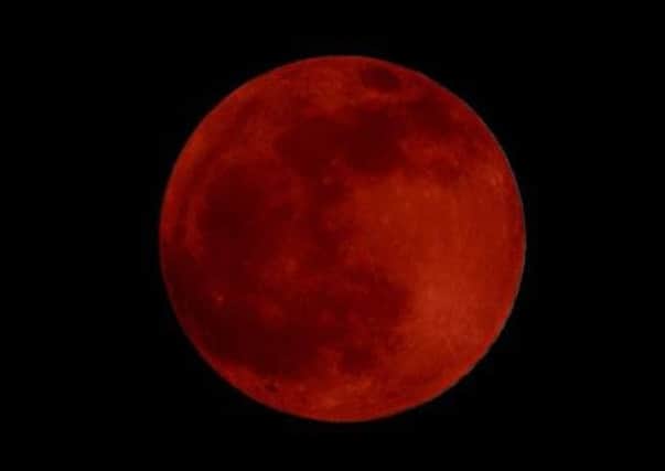 A rare 'blood moon' was visible in Sussex skies in late September