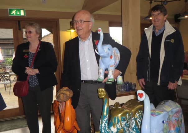 National Rotary president Peter Davey at Stooks Restaurant in Newbridge Nurseries, Broadbridge Heath SUS-151124-095356001
