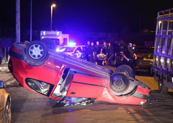 Emergency services were called to the scene of a crash in Congreve Road, Worthing PICTURE BY EDDIE MITCHELL