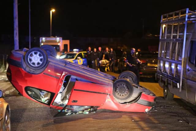Emergency services were called to the scene of a crash in Congreve Road, Worthing PICTURE BY EDDIE MITCHELL SUS-151130-080358001