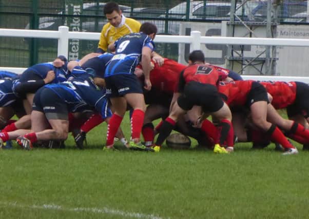 Heath scrum was kept busy as conditions closed in