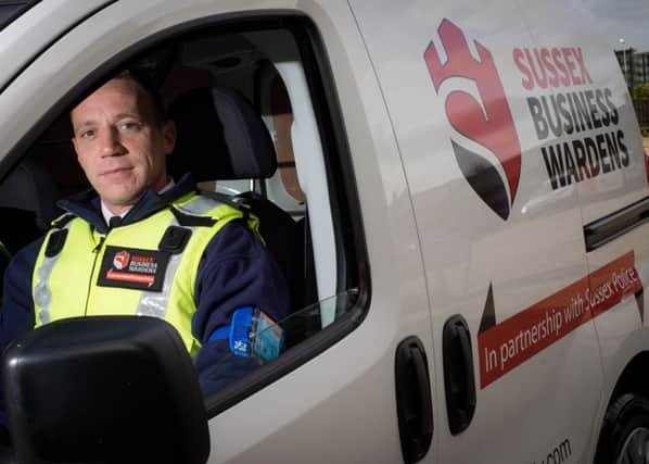 Business wardens are being trialled across Sussex SUS-151130-130329001