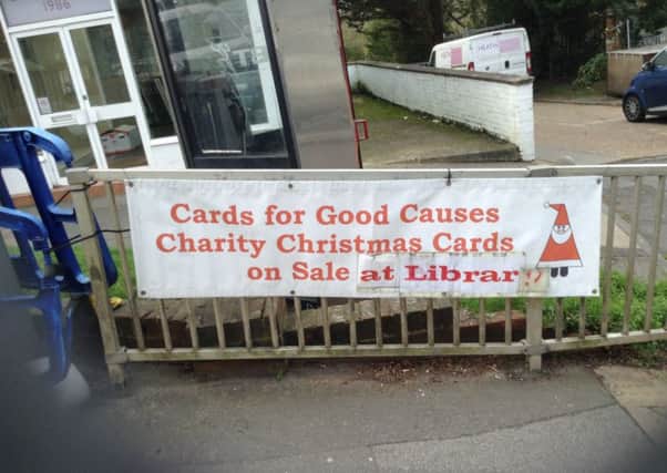 A similar banner in Burgess Hill. Photo supplied by Ray Exall.
