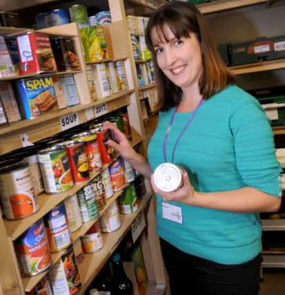 Laura Cooke at Bexhill Foodbank. SUS-151011-153854001