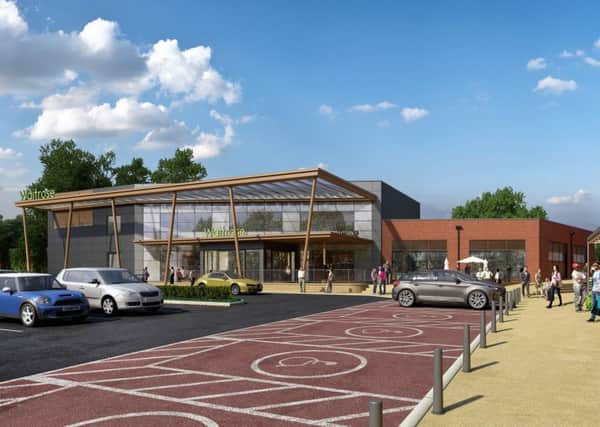 The plans drawn up for a Waitrose in Midhurst