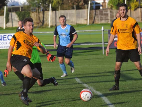 George Landais netted twice in Golds Sussex Senior cup win over Lewes on Tuesday
